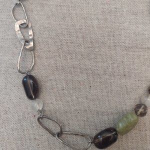 Silpada Sterling Link Stone Necklace